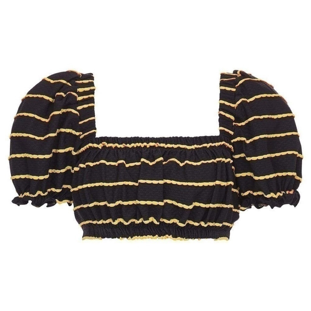 BNWT Montce Rasta Scallop Marcela Top